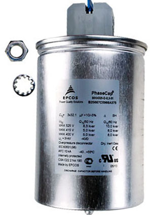 TDK EPCOS B25667C5966A375, MKK400-D5-01 конденсаторы фазовые косинусные
