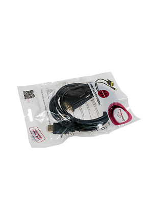 Gembird KC-HDMI-DVI-1.8, Кабель HDMI-DVI-1.8, 19M/19M, 1.8м, чер., экран, позол.разъемы шнуры аудио-видео