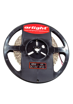 ARL RT 2-5000 12V GREEN, 2x, св. диод. лента зеленая 3528, 120 LED, LUX 1м светодиодные ленты