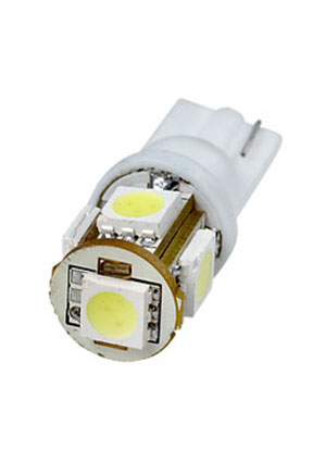 T10-WG-5SMD-W-12V, LED   T10 Wedge 5*SMD5050