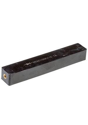 Anshan Suly HVAC100KV/0.1A, высоковольтный диод 100кВ 100мА -40 +150C  ((150*25*20 M5) диоды высоковольтные