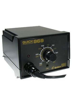 QUICK QUICK969 ESD, паяльная станция 60Вт 24В 200-480C паяльные станции