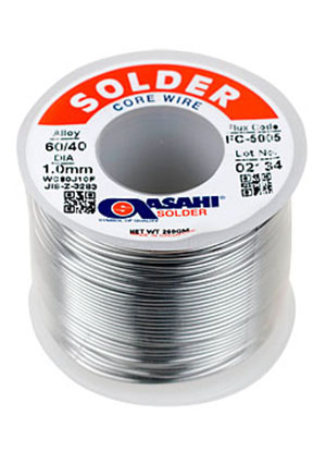  60  1.0 0.25 SN60/PB40 (FC5005  . RMA), ASAHI, , Sn60/Pb40, d=1.0,