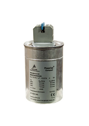 TDK EPCOS B25673A4052A, конденсатор фазовый 5 кВар 400 В, MKK400-D5-02 конденсаторы фазовые косинусные