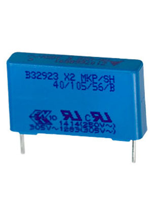 TDK EPCOS B32923C3224K, 000 X2 конденсатор 305В 0.22мкФ конденсаторы помехоподавляющие