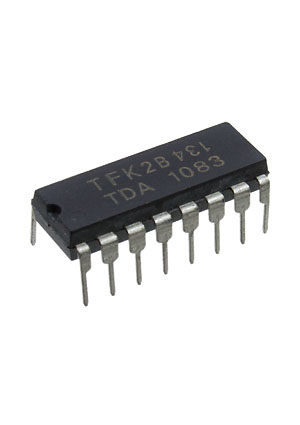 Temic TDA1083, AM/FM усилитель DIP16 микросхемы бытовой РЭА