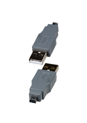 Китай 6-093, переход USB A шт - mini B 4pin шт компьютерные переходники