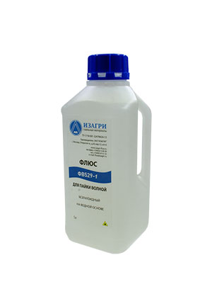 Изагри ФВ529-1 1L, флюс органический активный ORH0 No-Clean 1л Изагри флюс и паста