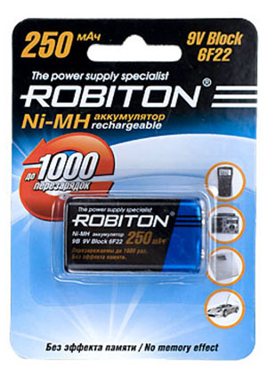 ROBITON 250MH9, аккумулятор 1 BL1, КРОНА, 1шт. аккумуляторы