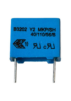 TDK EPCOS B32021A3682M, B32021A3682M000 Y2 конденсатор 6.8нФ 300В (=B81122C1682M) конденсаторы помехоподавляющие