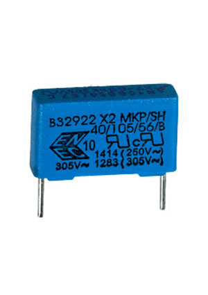 TDK EPCOS B32922C3683K, B32922C3683K000 X2 конденсатор 0.068мкФ 305В (=B81130C1683M) конденсаторы помехоподавляющие