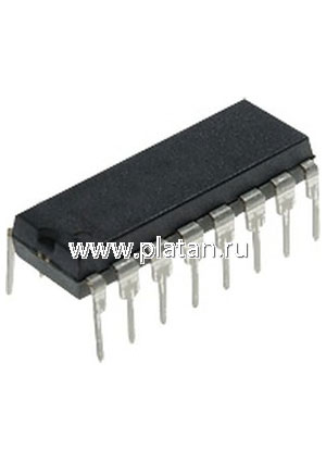 ИНТЕГРАЛ КР1561ИД7, (CD4556BE)(90-97г) логика - кодеры, демультиплексоры