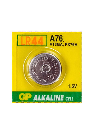A76  LR44, ��������� GP A76, ���� MnZn ( LR44 ), 1 ��.