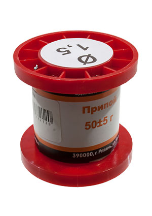 ПМП Припой ПОС61 ПРВ 1.5мм катушка  50г припой