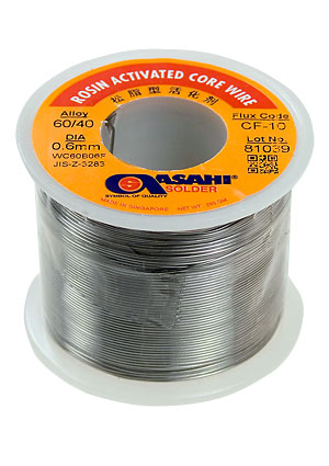  60  0.6  500  F10 RA, ASAHI, , Sn60/Pb40, d=0.6, 500 ., 