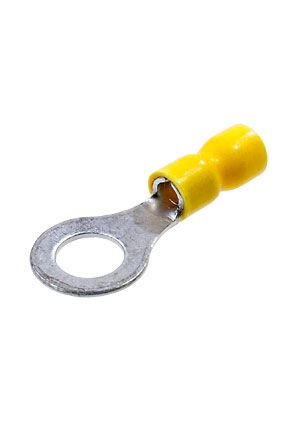 КВТ НКИ 6.0 8, наконечник кольцевой изолированный под винт М8 на провод 2.5-6.0мм2 (SG57616) наконечники на кабель