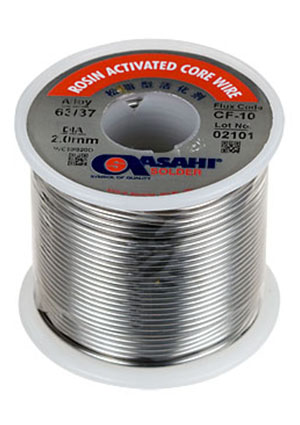  63  2.0  1  F10 RA, ASAHI, , Sn63/Pb37, d=2.0, 1000.,  C