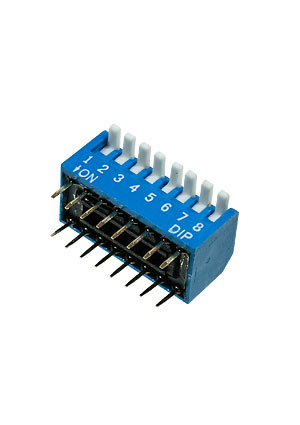KLS L-KLS7-DP-08-B-00, DIP переключатель 8 поз. угол 90 (аналог для SWD3-8) DIP-переключатели