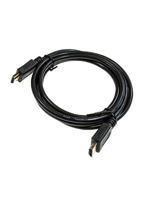 Gembird CC-HDMI4L6, Кабель HDMI, 1.8м, v1.4, 19M/19M, серия Light, черй, позол.разъемы шнуры аудио-видео
