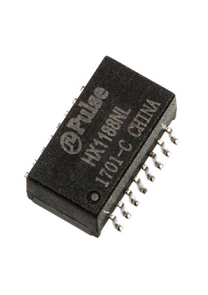 PULSE HX1188NLT, Трансформатор Ethernet 10/100Base-T 1CT:1CT трансформаторы сигнальные