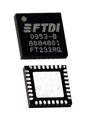 FT232RQ, QFN32, - USB-UART,.Bit Bang,Ind,EEPROM-1K