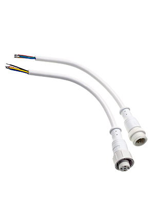 Китай 11-9450, соединительный кабель (5pin) герметичный (IP67) 5х0.50мм2 белый шнуры сетевые