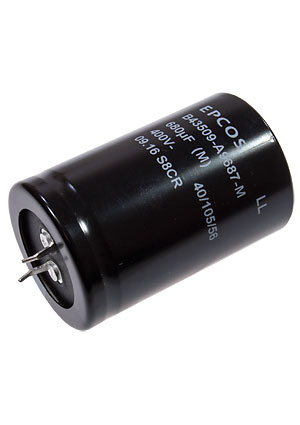 TDK EPCOS B43509A9687M, конденсатор электролитический 680мкФ 400В 35*55 конденсаторы электролитические