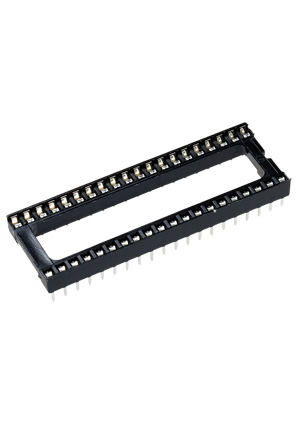 NXU SCL-40, панелька для микросхем DIP 40 контактов широкая (125-640) панельки для компонентов