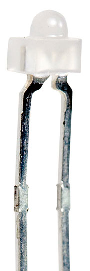 ARL-184UBW, (chip B), св.диод синий 1,8мм(кругл.) 300мкд 30
