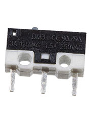 DM3-00P-110G-G, микропереключатель 125В 3A