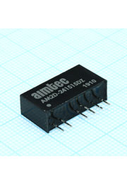 AM2D-241515DZ, SIP7, DC/DC, 2Вт, вх.21.6:26.4В, вых.2x15В/2x0.067А, SIP7