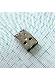 USB A 16 вилка на кабель, L=20мм