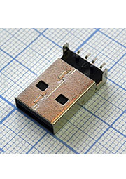 USB A 18 вилка SMT