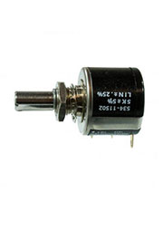 534B1503JC, Res Wirewound POT 50K Ohm 5% 2W 10(Elec)/10(Mech)Turns 6.34mm (39.67 X 22.23 X 26.99mm)