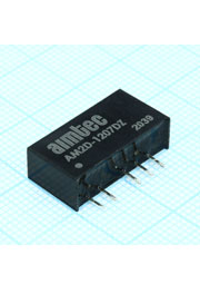 AM2D-1207DZ, SIP7, DC/DC, 2Вт, вх.10.8:13.2В, вых.+7.2В/+0.139А, SIP7