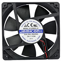 JF1225B2H, ���������� 24�, 120x120x25��, ��������� ������� 2500 ��/���