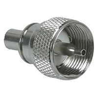 HYR-0602A (UHF-7502A) (GU-602), Разъем UHF, штекер RG-58, обжим (Crimp)