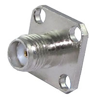HYR-1110 (GSA-1110) (SMA-7814), Разъем SMA, гнездо, фланец 4 отверстия (Panel jack)