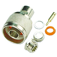 HYR-0301B (GN-301B) (N-7305B), Разъем N, штекер, RG-59, зажим (Clamp)