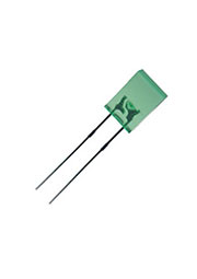 L-113GDT, Светодиод прямоугольный зеленый 110  2x5х7мм 5мКд 568нМ