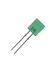 L-153GDT, Светодиод прямоугольный зеленый 110  2.3х7х8мм 3мКд 568нМ