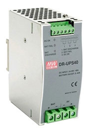 DR-UPS40, Вспомогательный модуль, контроллер заряда батареи, вход: 24-29В, выход: 24В,40А