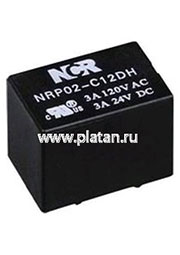 NRP-02-C-05DH, Реле 1 переключ. 5VDC, 3A/125VAC SPDT