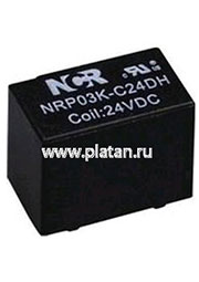 NRP-03K-C-05D-H, Реле 1 переключ. 5VDC, 2A/120VAC SPDT