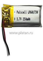 LP601730-PCM,  - (Li-Pol) 250 3.7,  , PoliCell