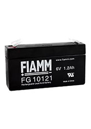 FG10121, аккумулятор 6В, 1.2АЧ, 97х25х52