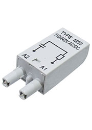 MODUL RC M53 GRAY, Модуль с резистором и конденсатором 110/240 V AC/DC