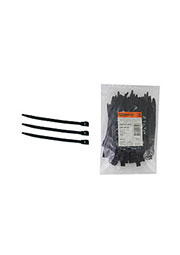 SQ0524-0002, КСГ 9х260, стяжки кабельные черные 100 шт хомут