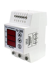 VP-380V, реле напряжения 3фазы DIN