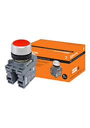 SQ0747-0001, MP1-20R, кнопка в сборе d22мм 1з+1р красная